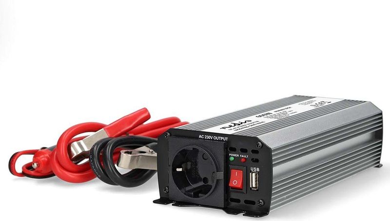 Nedis - Stroomomvormer - 12V naar 230V - 600W - Gemodificeerde Sinus