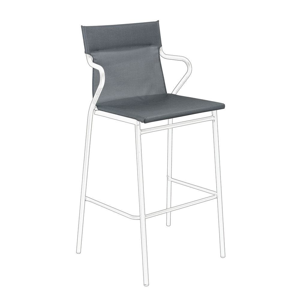 High Sessel Ersatzbezug Horizon Batyline® Duo Grau Storm Grey