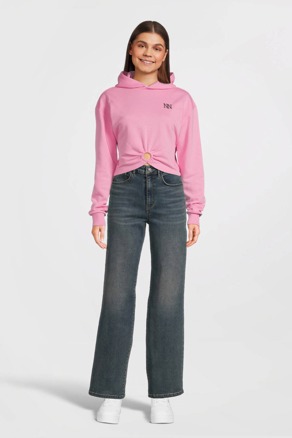 NIK&NIK hoodie Ring roze