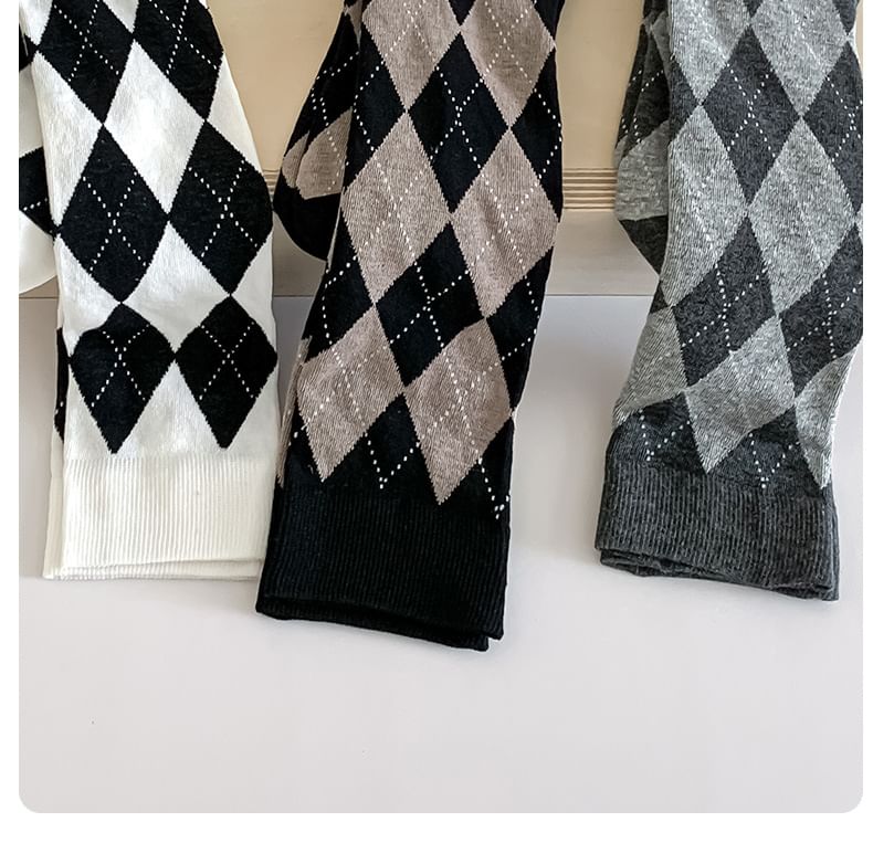 Loverly - Argyle kniekousen