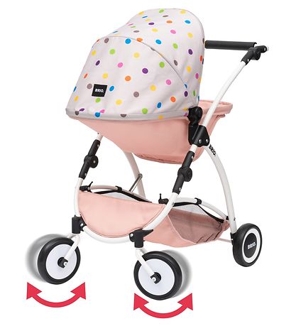 BRIO Puppenwagen - Flex - Rosa/Weiß 24906000