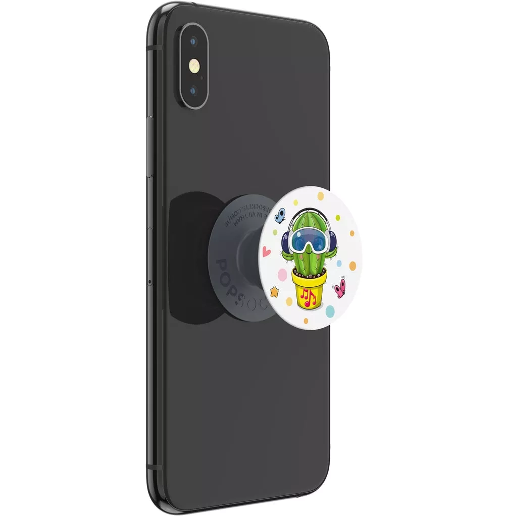 PopGrip Basic Finger Griff Halterung für Smartphones / Tablets (70114) - Cool Cactus