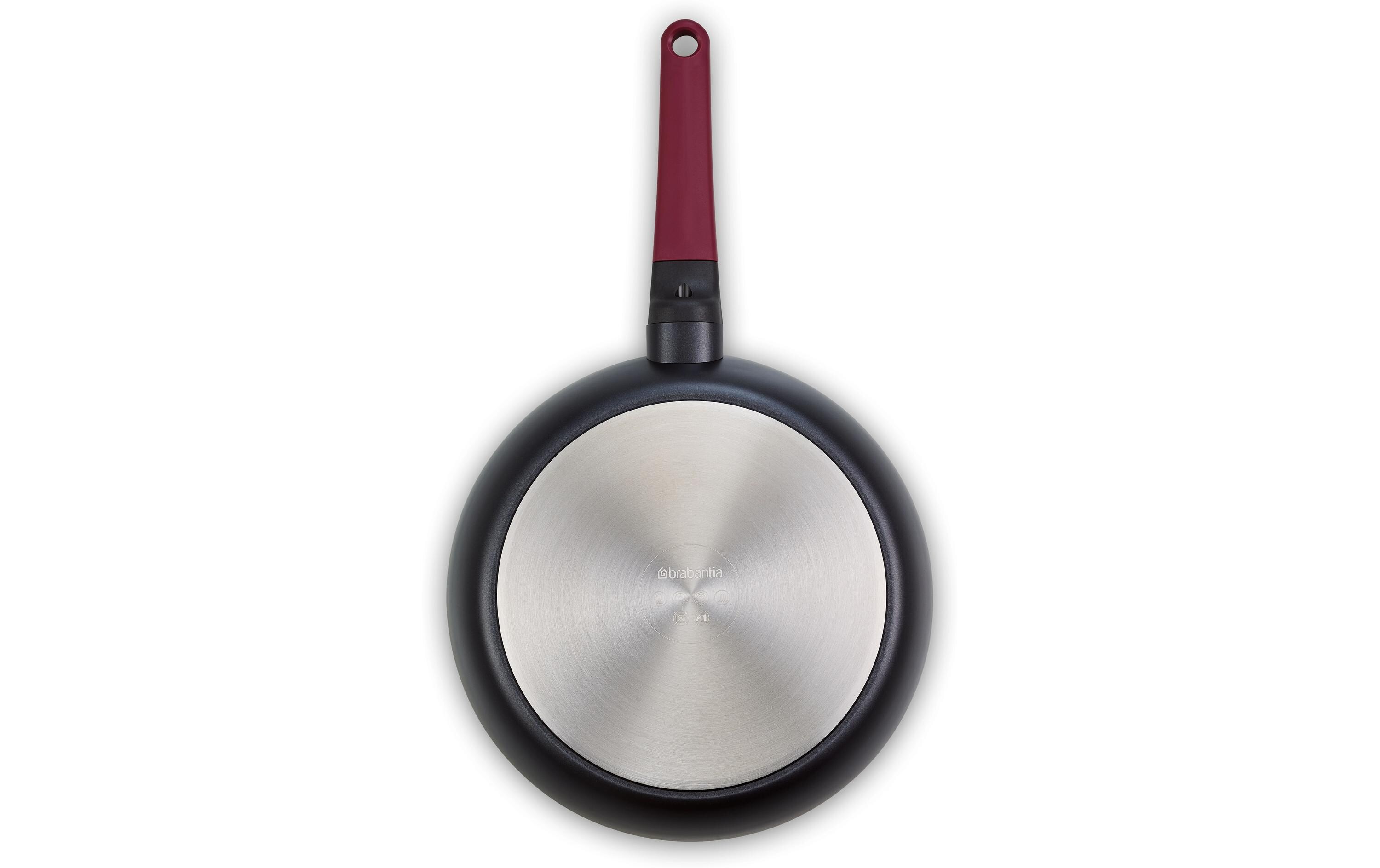 Bratpfanne Tasty+ 28 cm, Schwarz/Aubergine RedPfanne zum Braten mit Antihaftbeschichtung