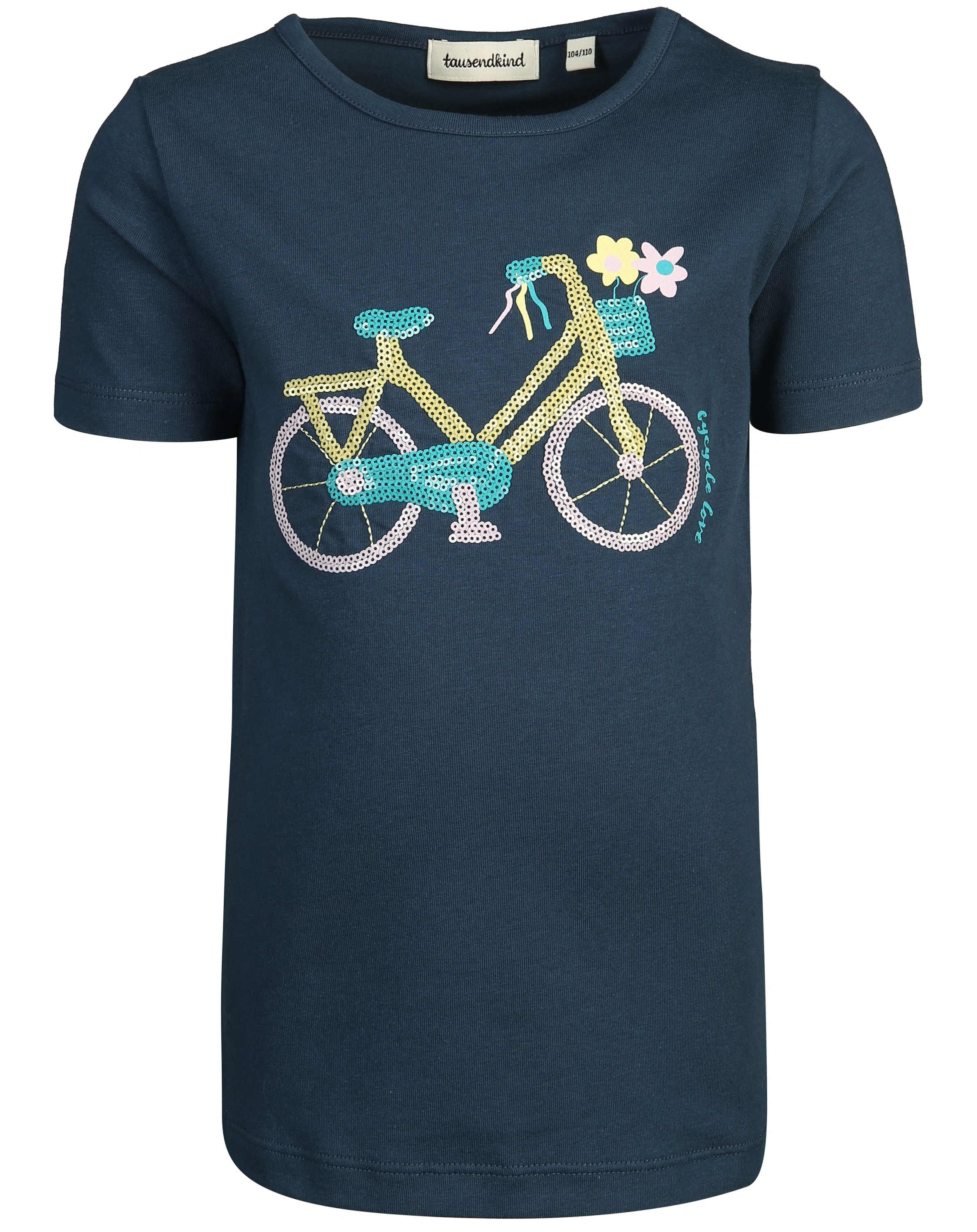 T-Shirt BLUMENFAHRRAD in dunkelblau
