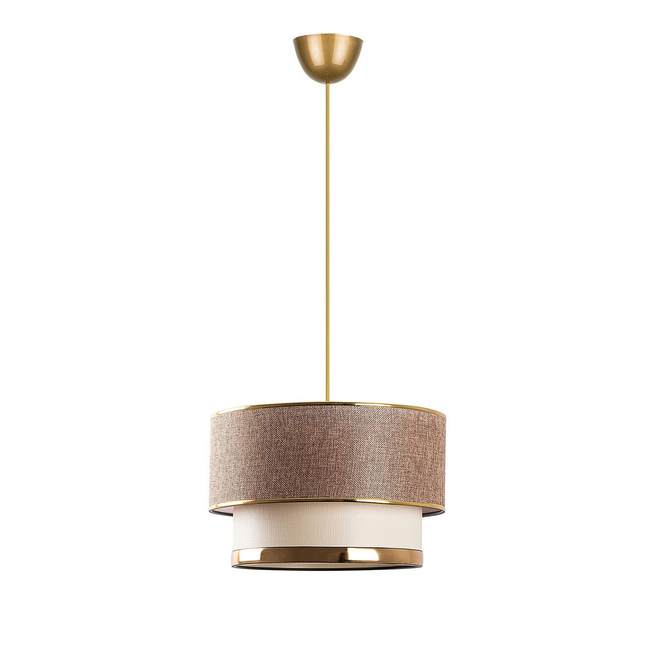 Sheen Suspension Cake beige/doré - D.30x20x65 cm
