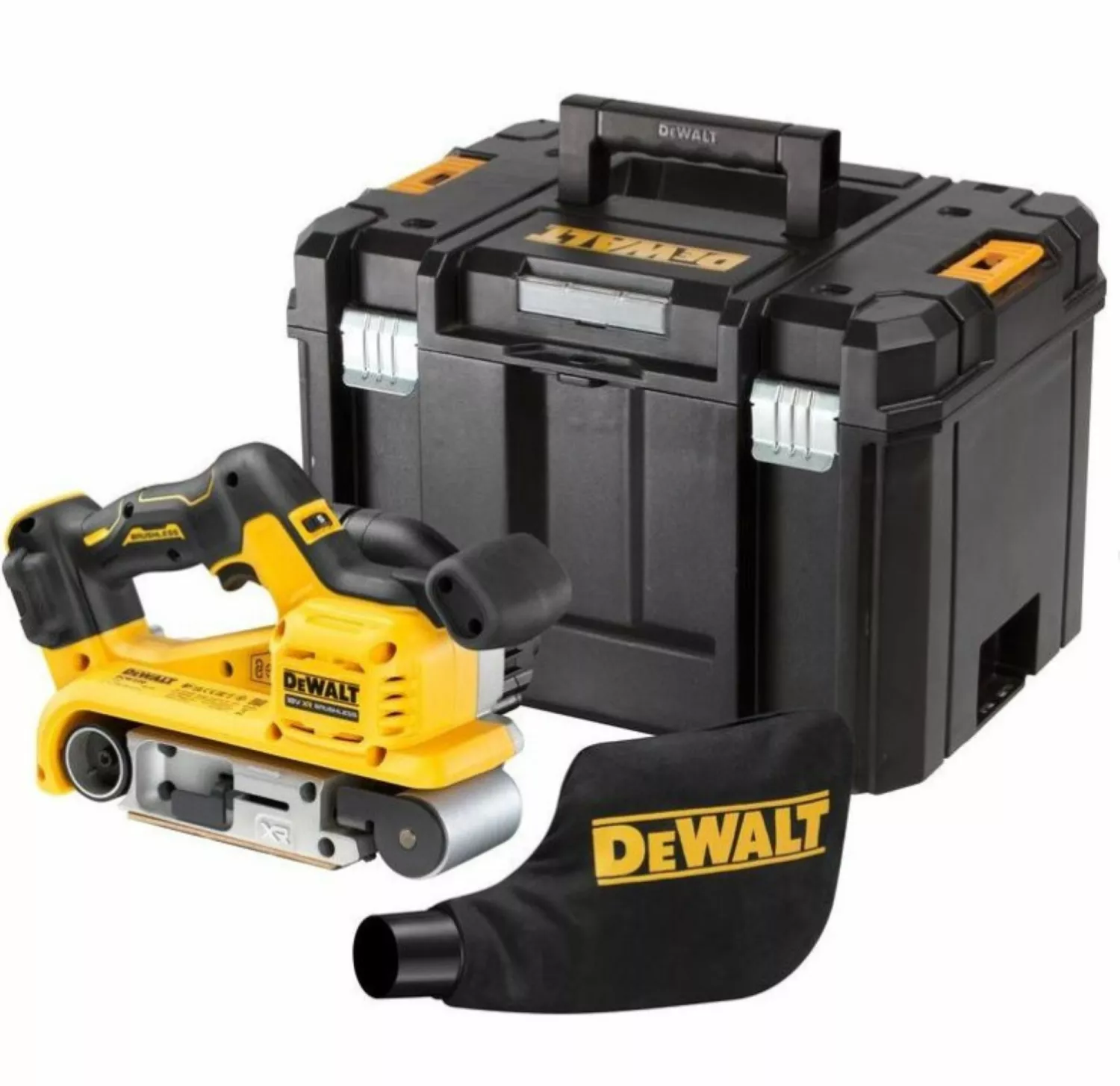DeWALT DCW220NT-XJ 18V XR Brushless Bandschuurmachine body in TSTAK Koffer