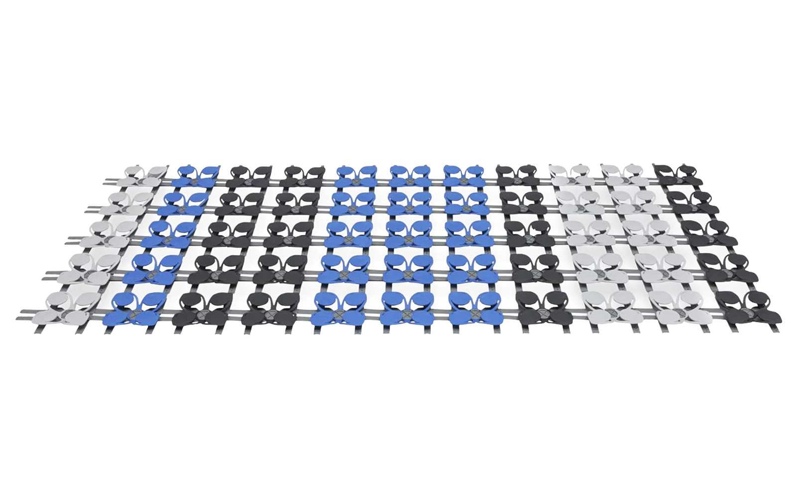 CUBEcamp Schlafsystem Set 44 Elemente 70/80 x 200cm