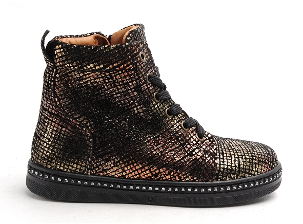 Bellamy boots bottine enfant fillette tac noir
