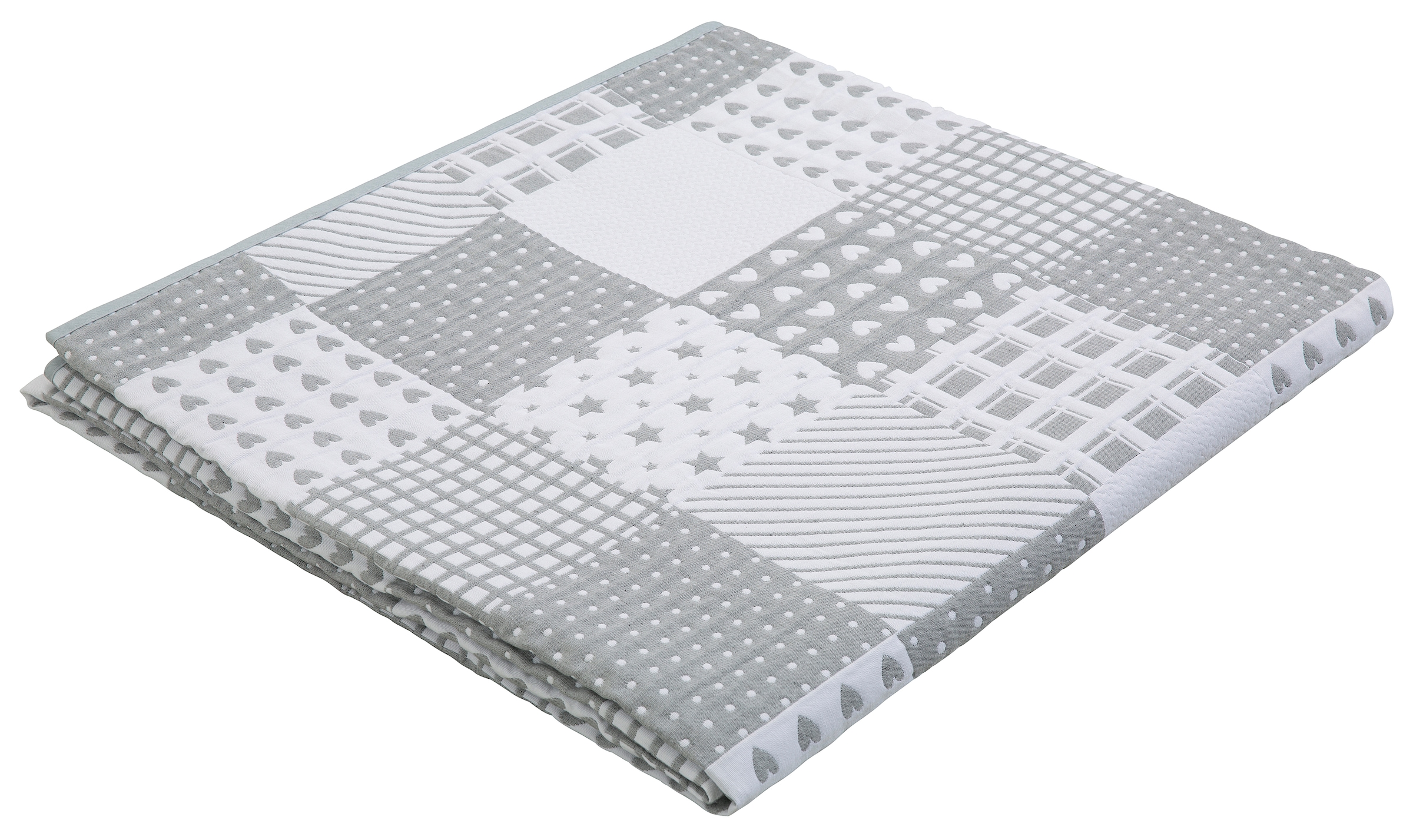 Lüttenhütt Tagesdecke »Gretje gesteppte Tagesdecke für Kinder, Tagesdecke im Patchwork-Design«