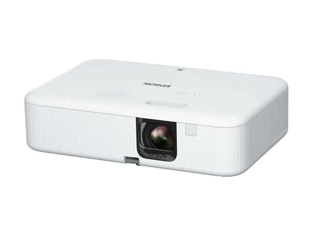 Epson CO-FH02 - 3LCD-projektor - bærbar - 3000 lumen (hvid) - 3000 lumen (farve) - Full HD (1920 x 1080) - 16:9 - 1080p - sort/hvid - Android TV