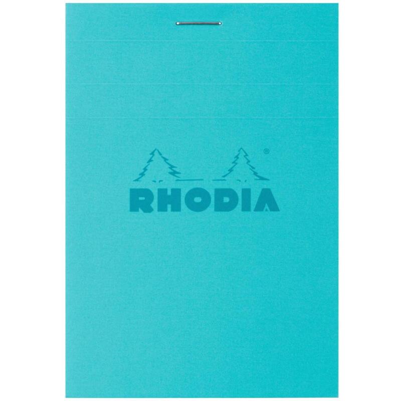 Rhodia bloc agrafé COULEURS N°11 5/5 80 feuillets microperforés, couvertures assorties - Assortis