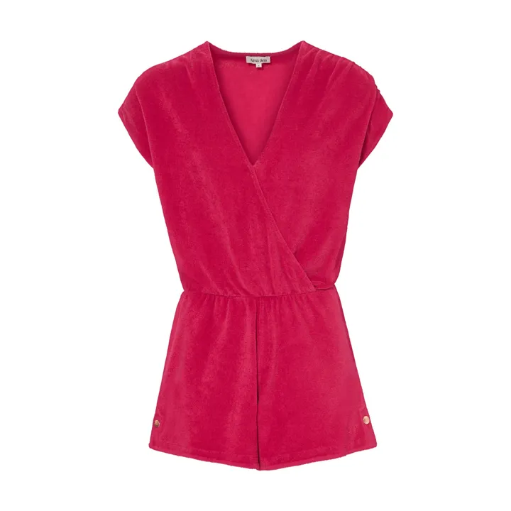 Alma Deia Combi-Short Eponge Coton Bio | Rose fuschia