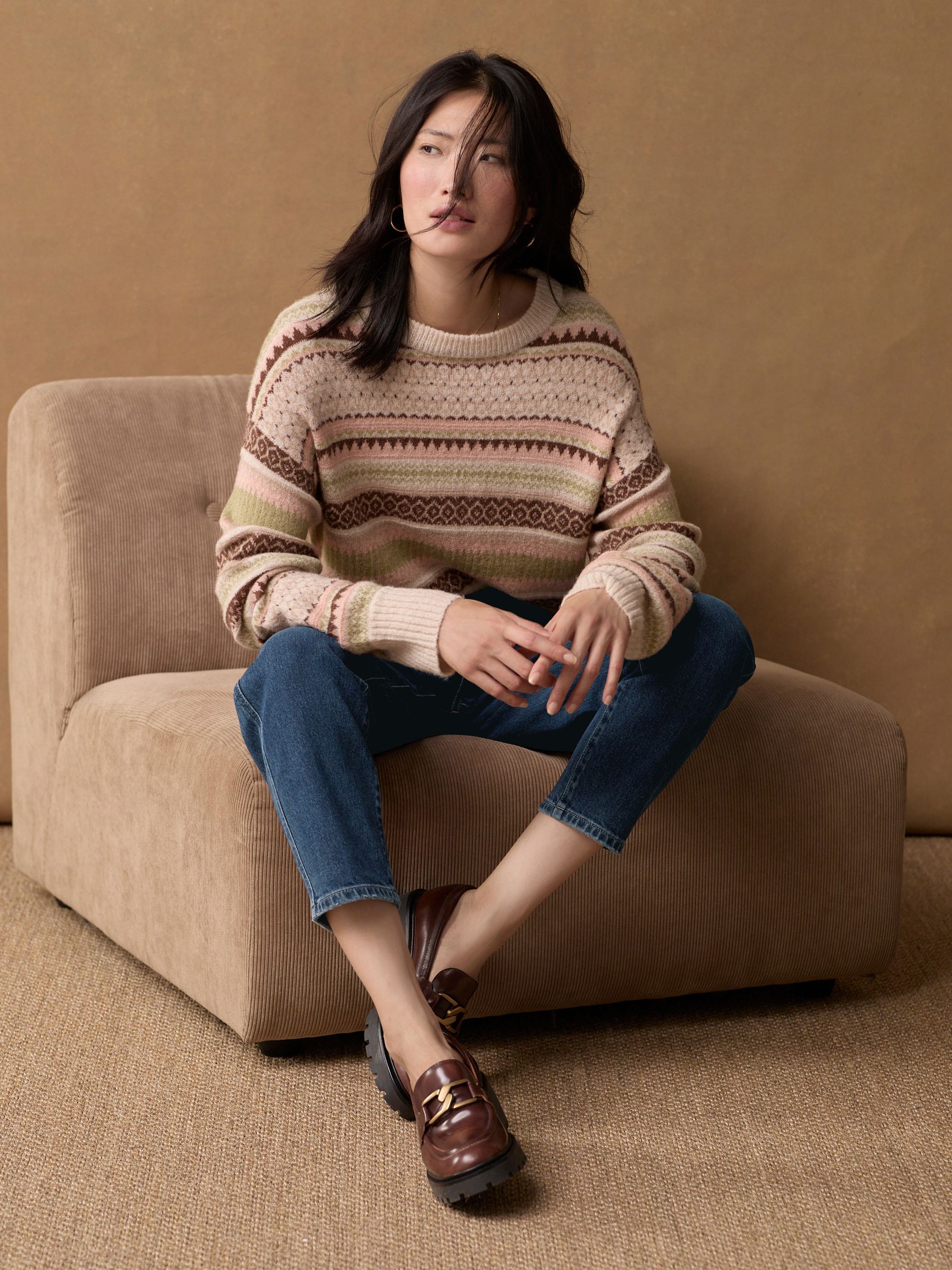 Inktblauw - Mom comfort stretch jeans