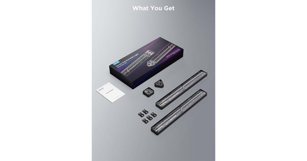 GoveeGaming Wall Lights Expansion Kit verlichting  (2,4GHz wifi, Bluetooth)