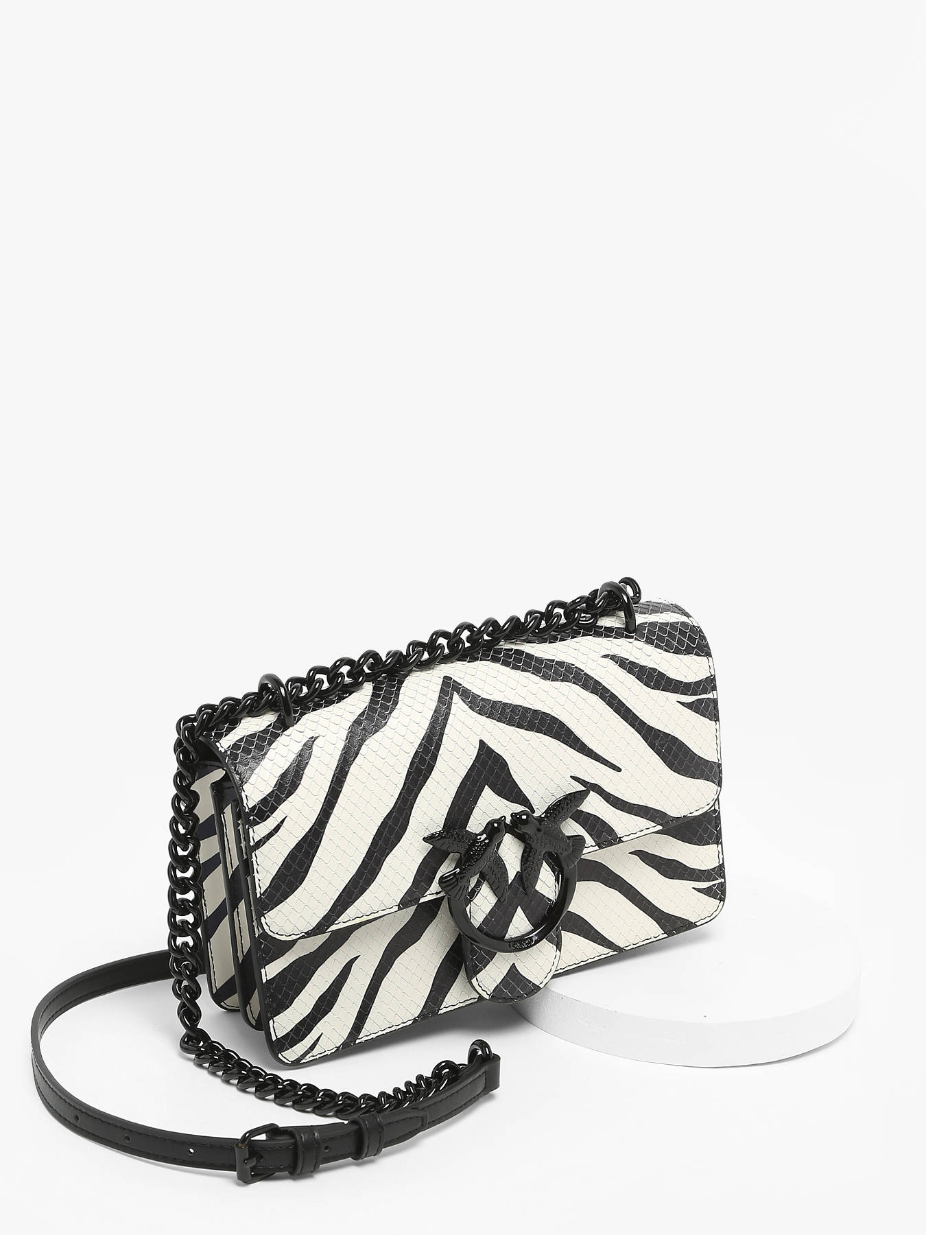 Sac bandoulire Love bag icon cuir PINKO