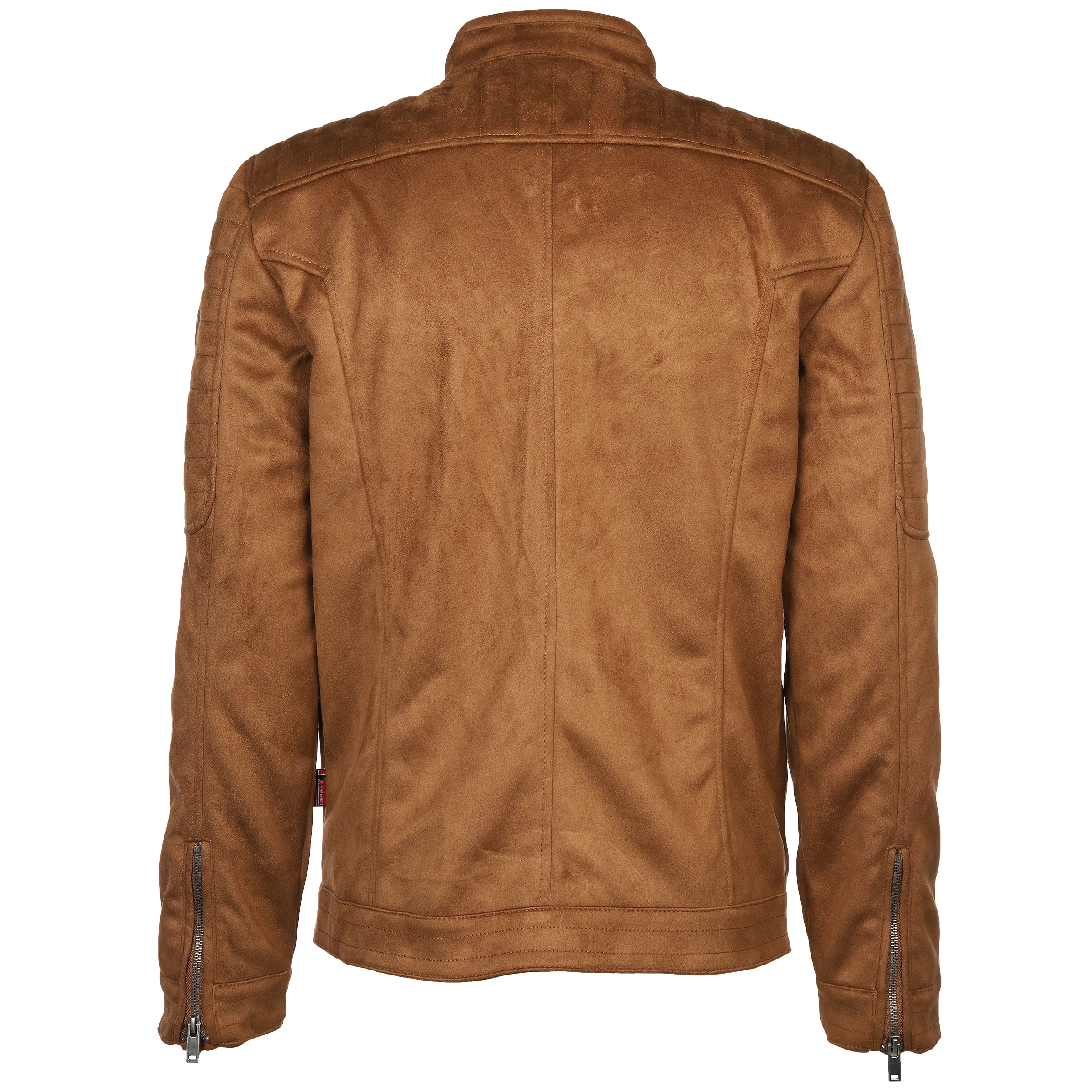 Herren Bikerjacke in Kunstleder