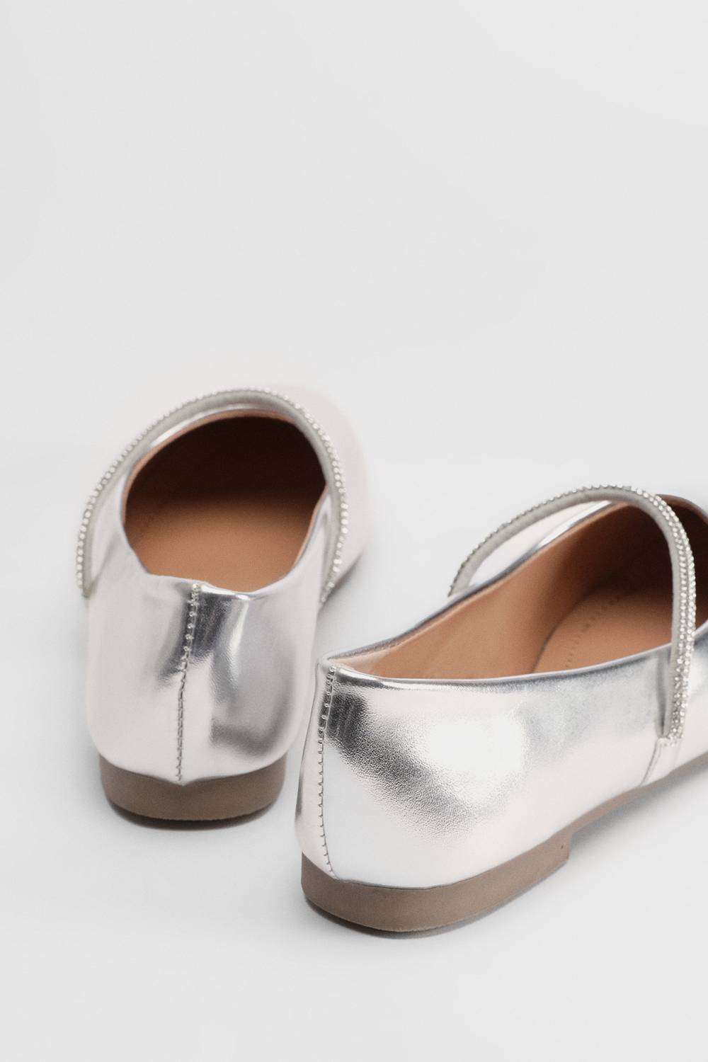 Oasis Ballerines Eloise En Synthétiquecuir Avec Bride Ornée De Strass