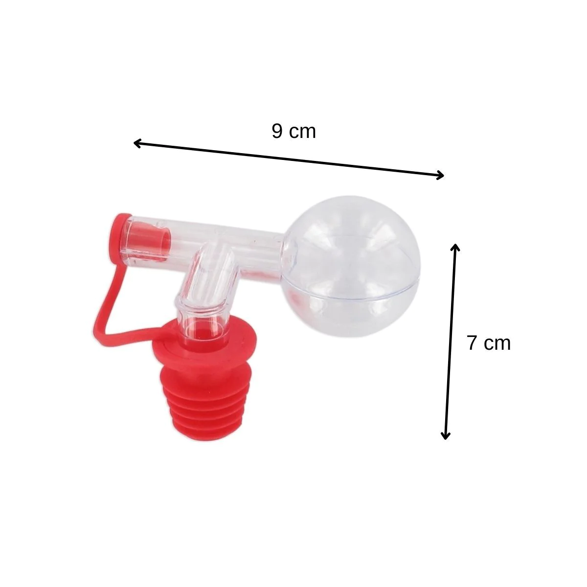 Lot de 2 bouchons doseurs boule 2,5 cl Fackelmann