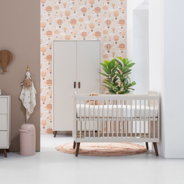 Europe Baby Olivia Ledikant - 60 x 120 cm - Oatmeal - Retro
