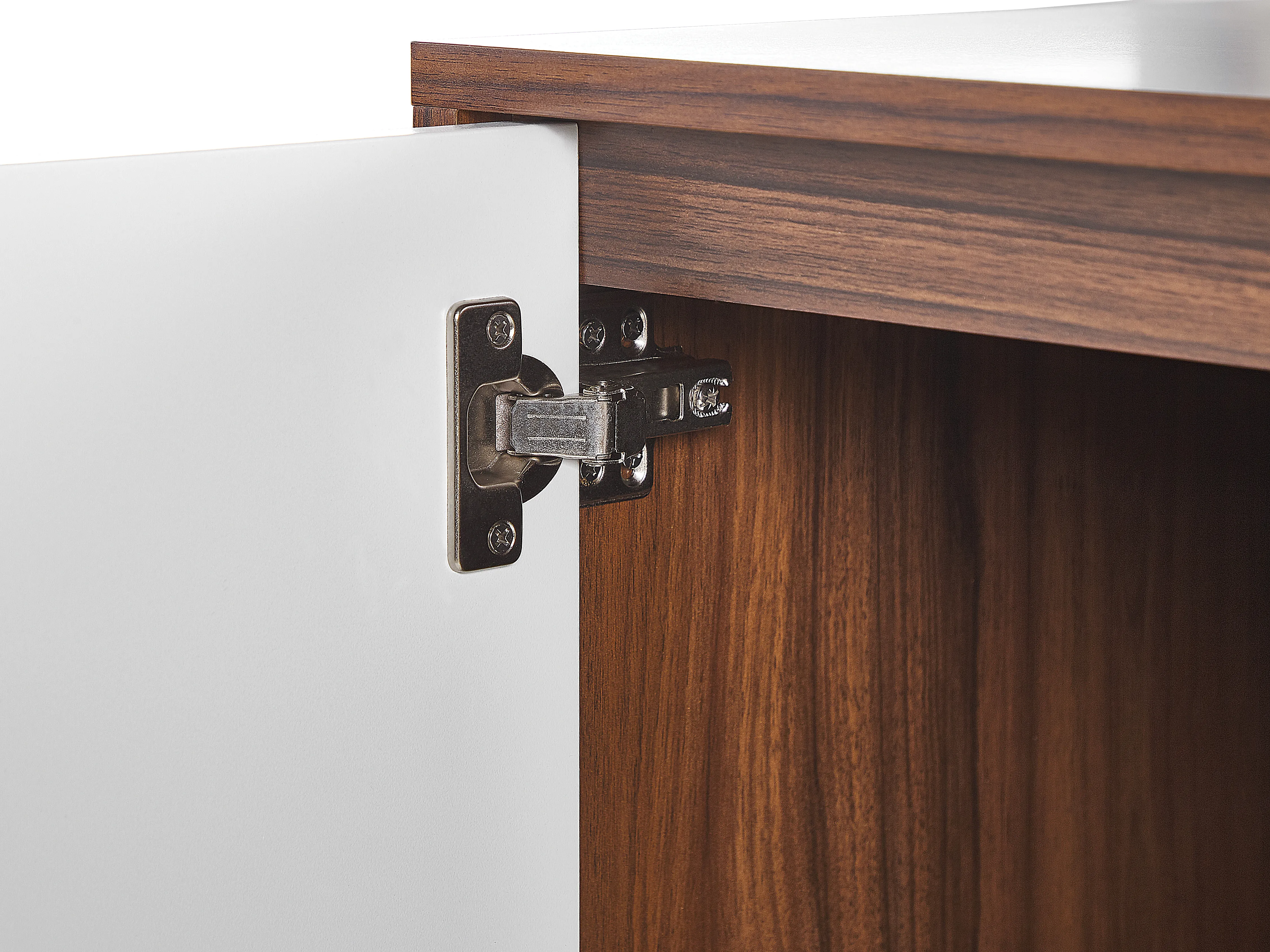 Kast NUEVA Donkerbruin/wit