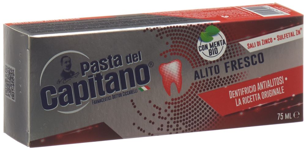PASTA DEL CAPITANO antibakteriell Paste alito fresco Tb 75 ml