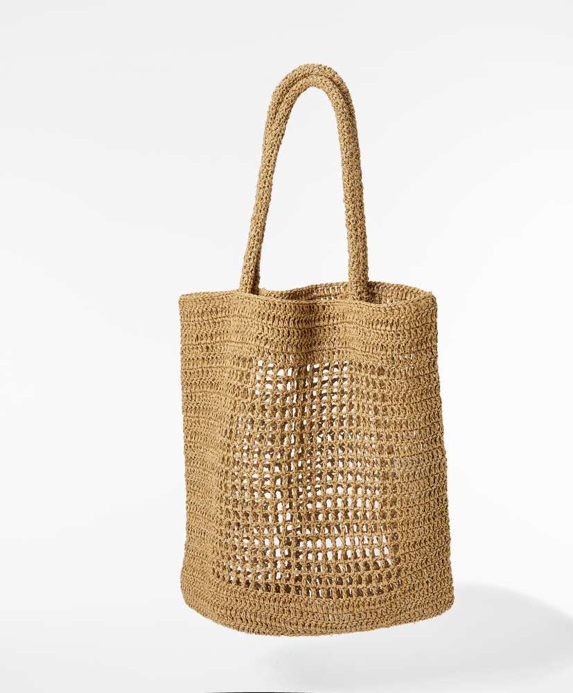sacola de compras vazada