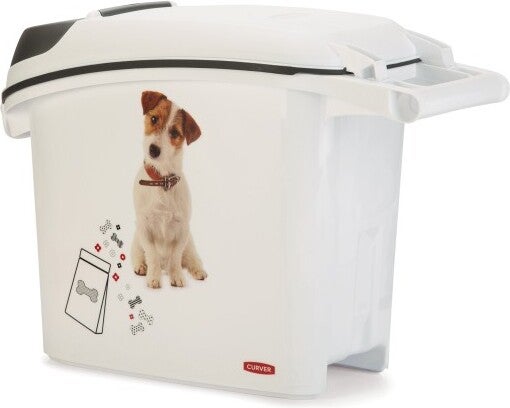 Curver voerton hond wit 15 L / 6 kg