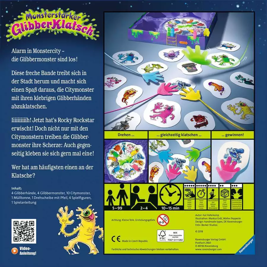Ravensburger Monsterstarker GlibberKlatsch bunt