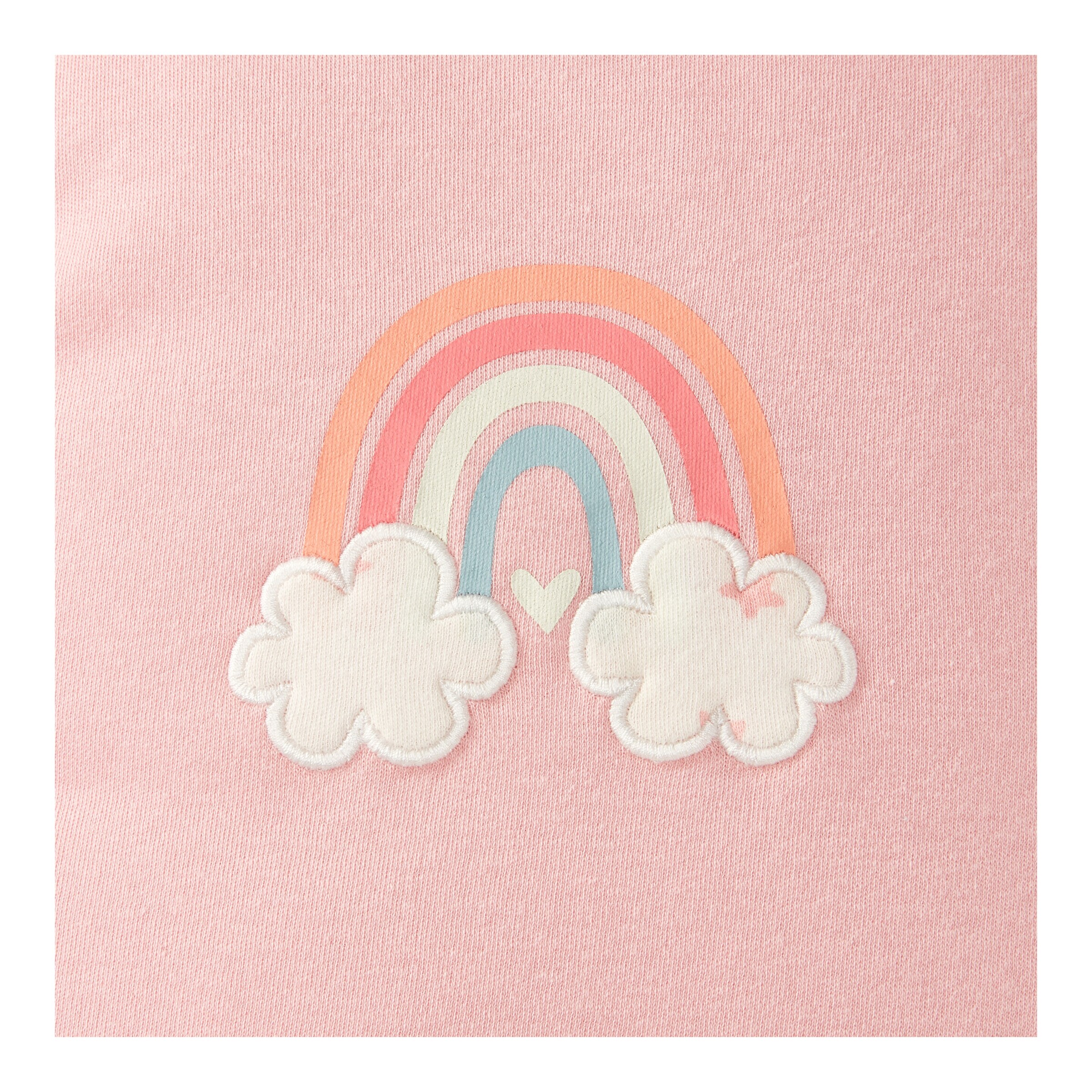 BORNINO HOME Ganzjahresschlafsack Regenbogen 2.5 TOG rosa