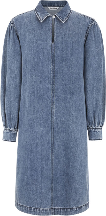 Soft Rebels SRKeira Dress Dark blue denim