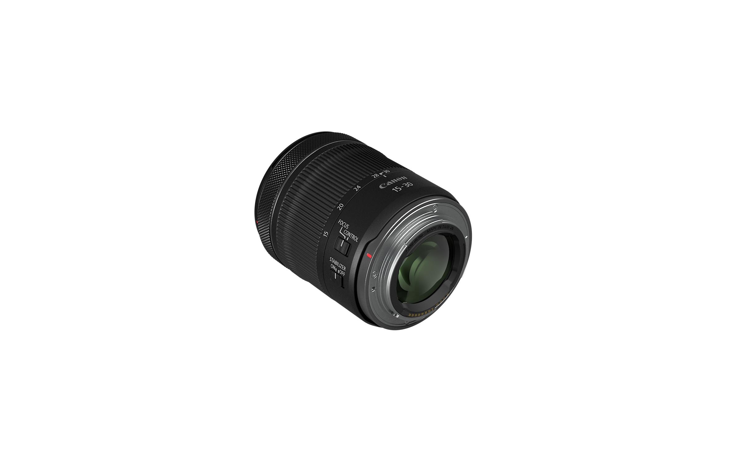 Zoomobjektiv RF 15-30mm F/4.5-6.3 IS STM Canon RF<br>Ultraweitwinkel-Zoombereich ideal fürLandschafts- und Videoaufnahmen