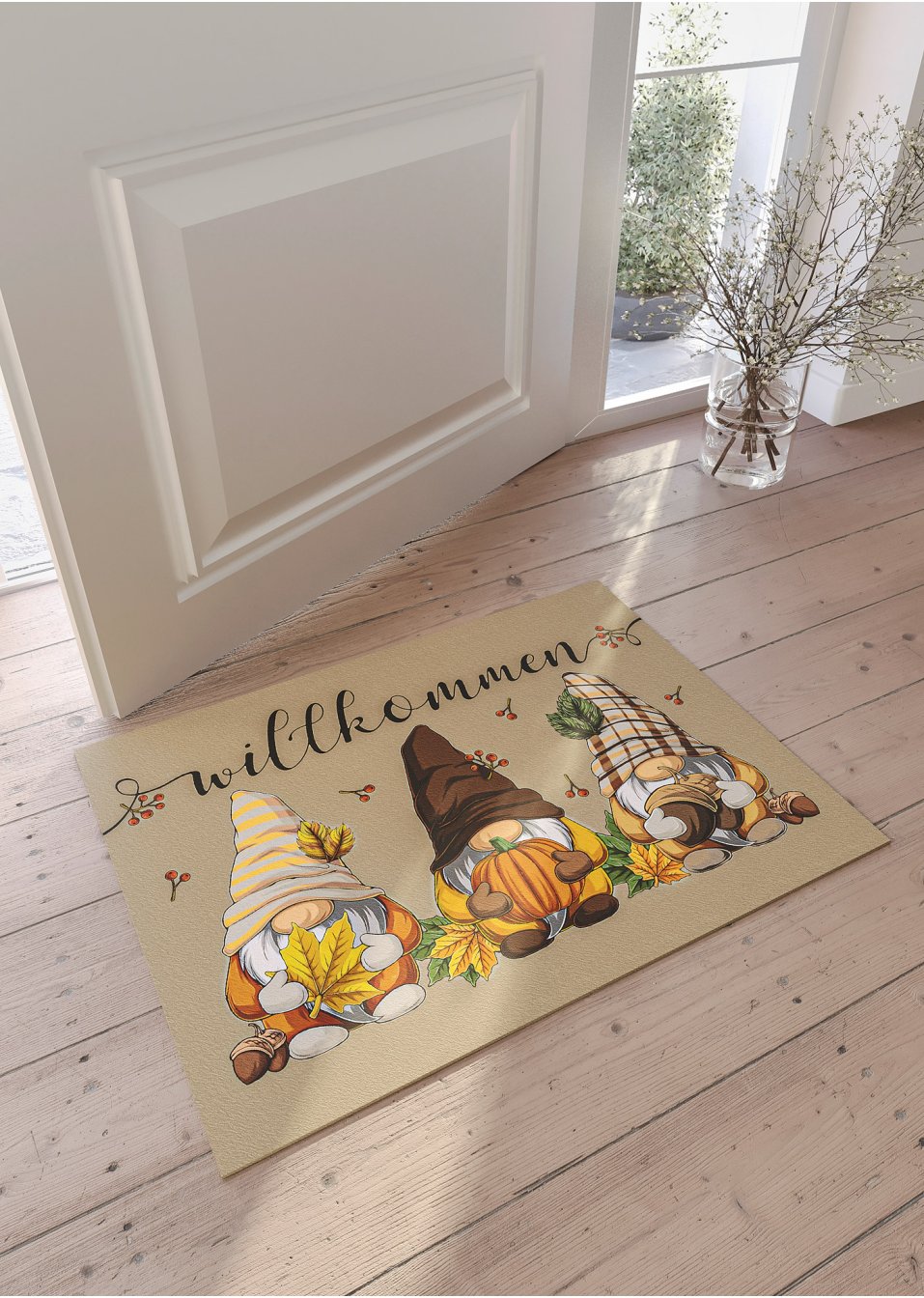 Tapis de protection avec inscription