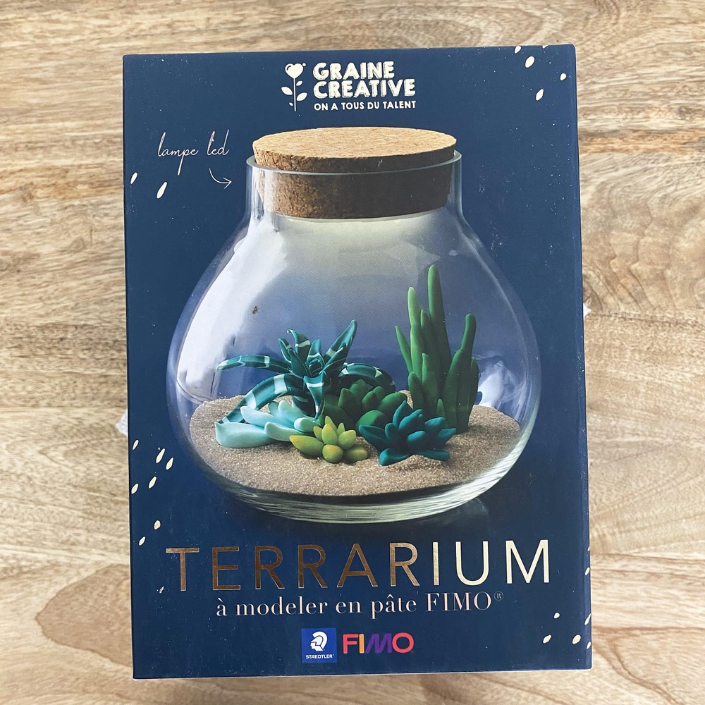 Coffret pâte polymère - terrarium