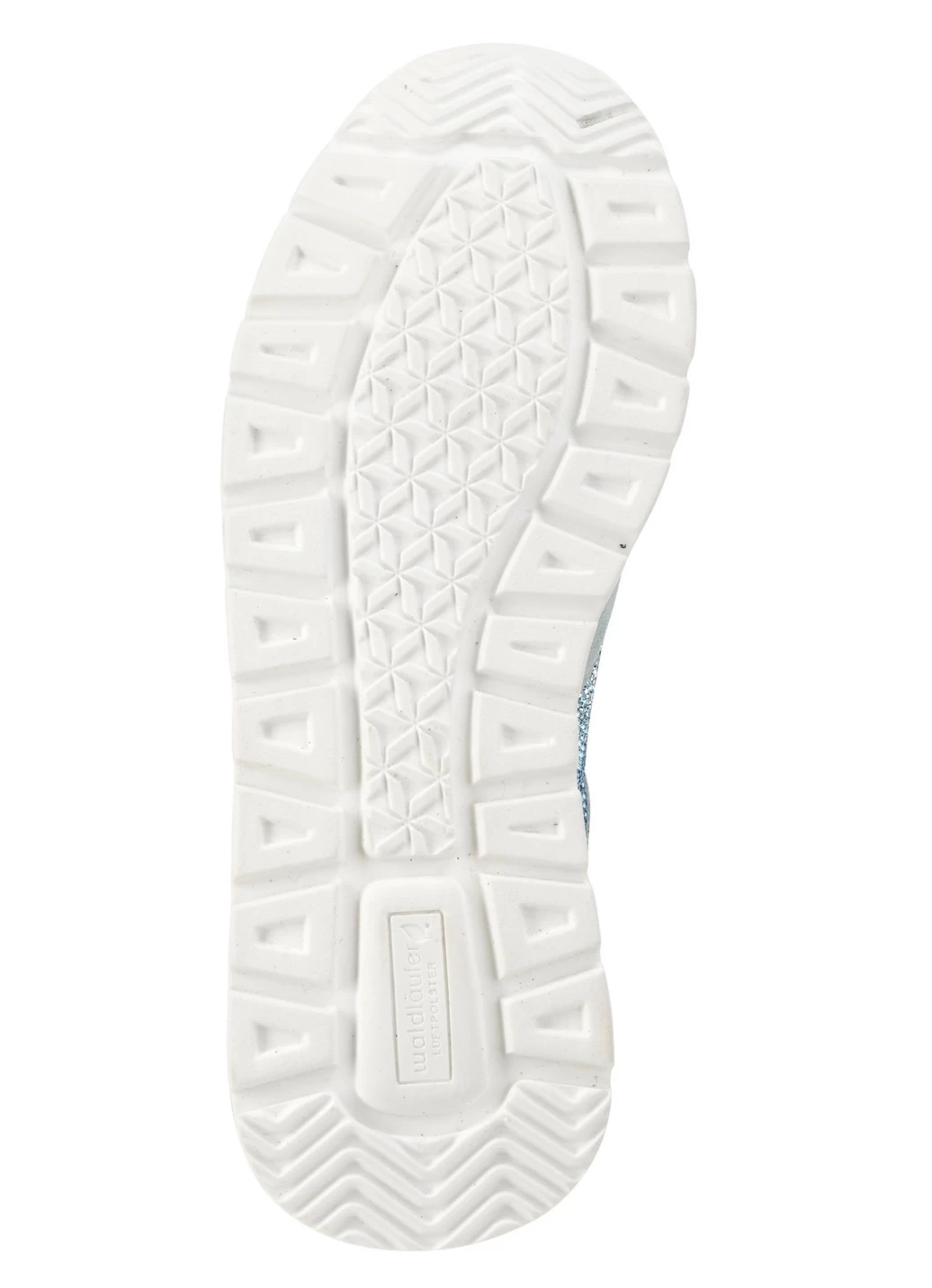 Waldläufer Sneaker mit farbverlaufenden, funkelnden Glitzersteinchen