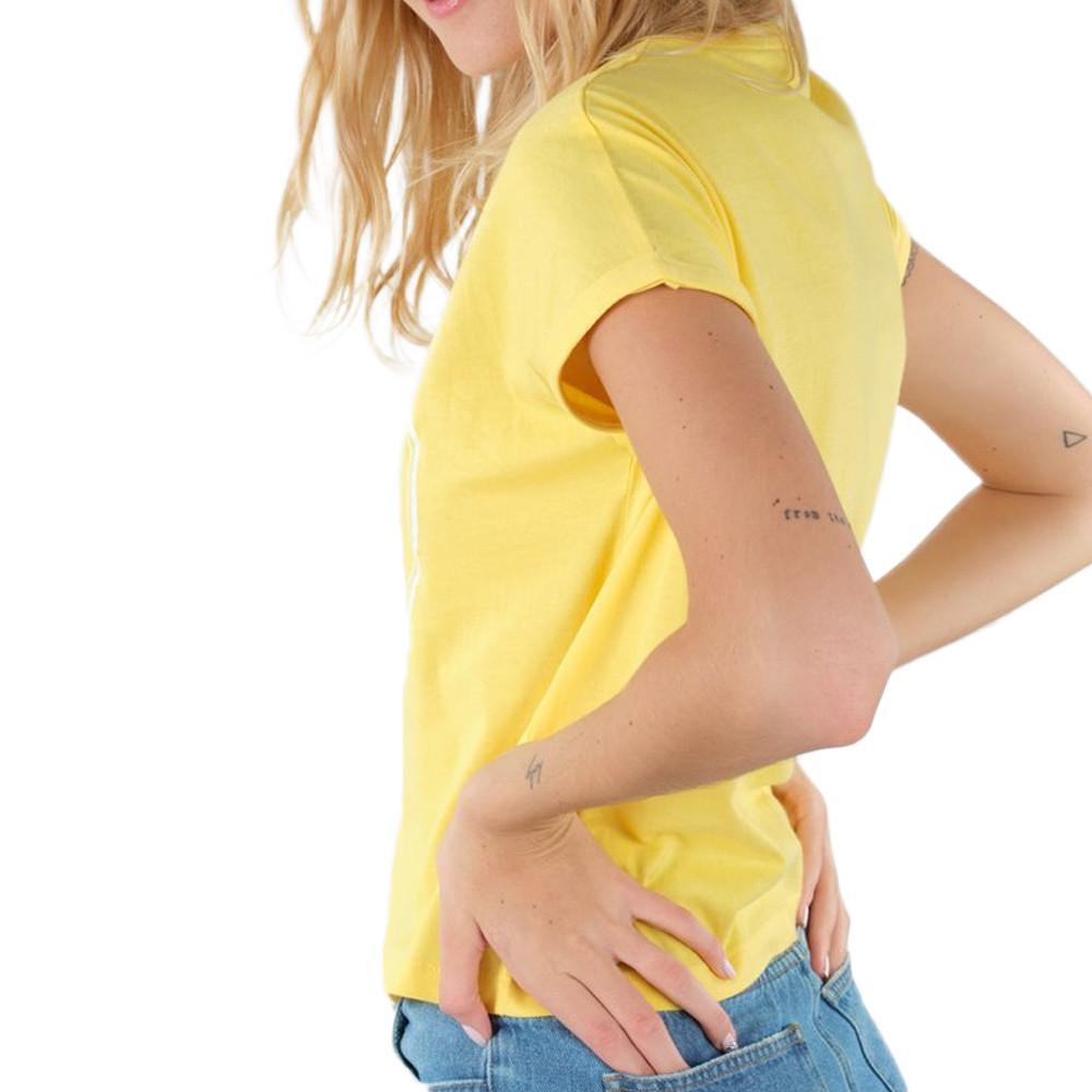 Deeluxe T-shirt Jaune Femme Deeluxe Rollin