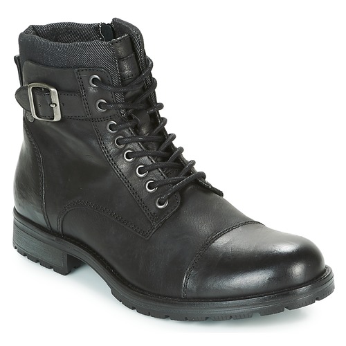 Jack & Jones - ALBANY LEATHER - Noir