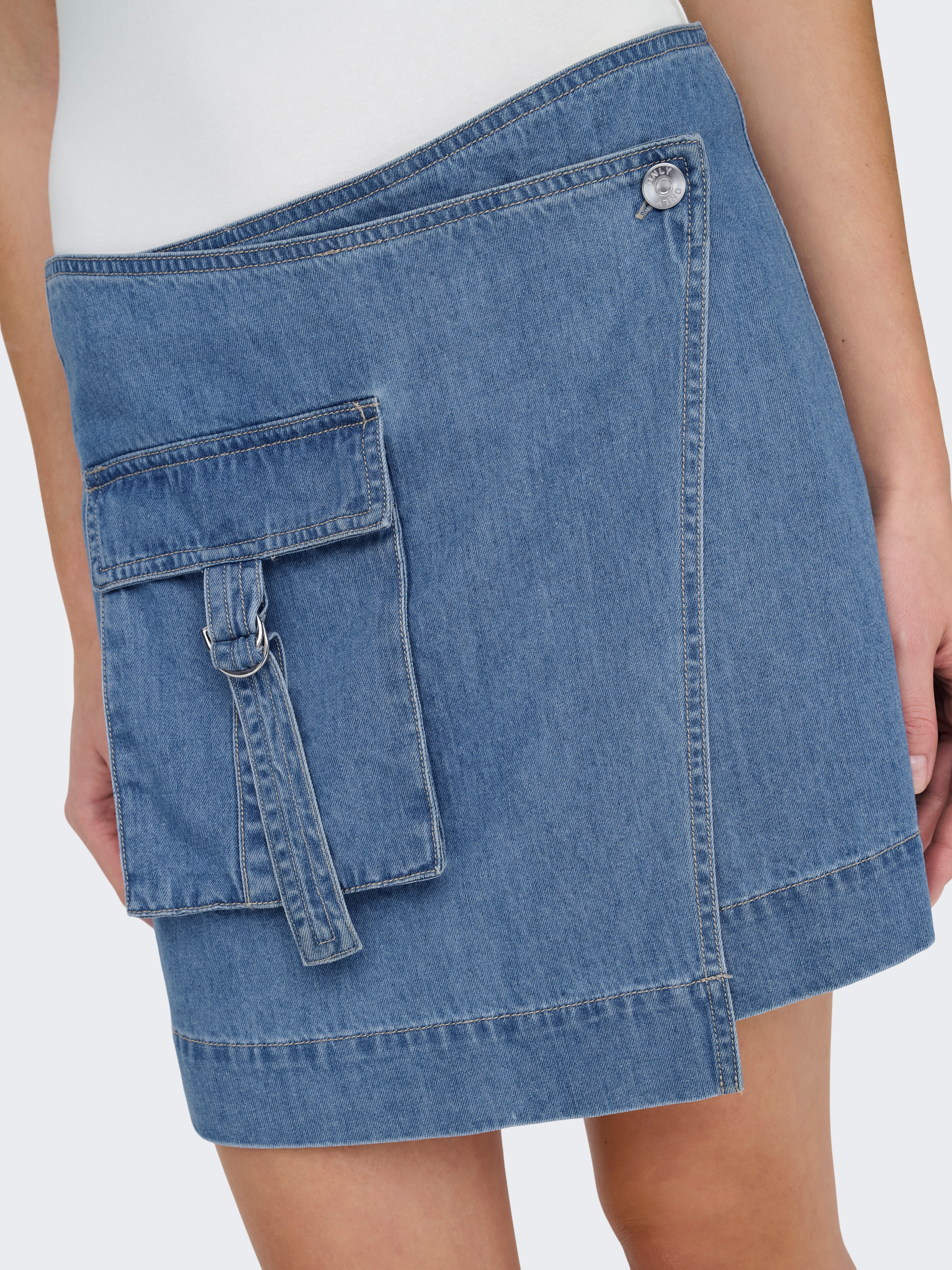 ONLIDAHO Jeansrock Medium Blue Denim