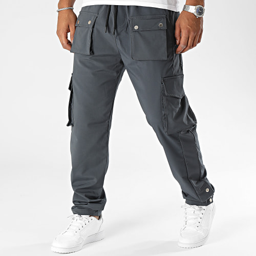 Pantalon Cargo Gris Anthracite