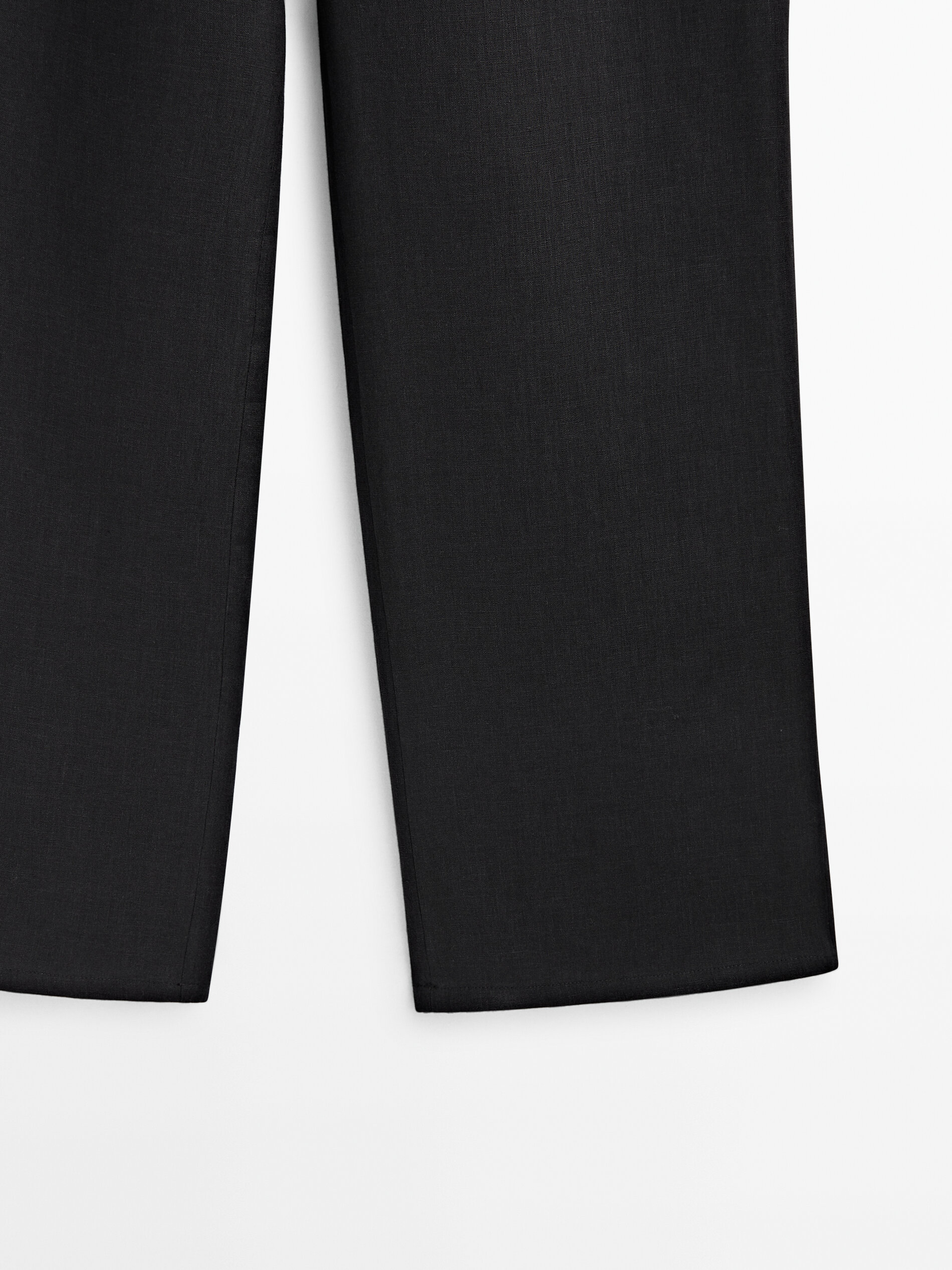 Calça jogging de linho Bolsillo carpintero - PRETA