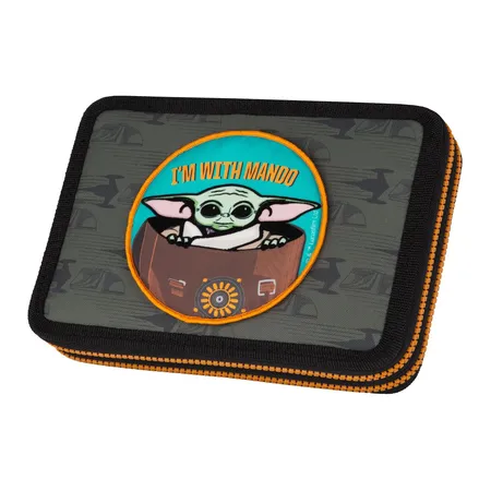 CoolPack XL-Etui gefüllt mit McAddy, 2-Zip, STAR WARS – MANDALORIAN -Kollektion 2024-
