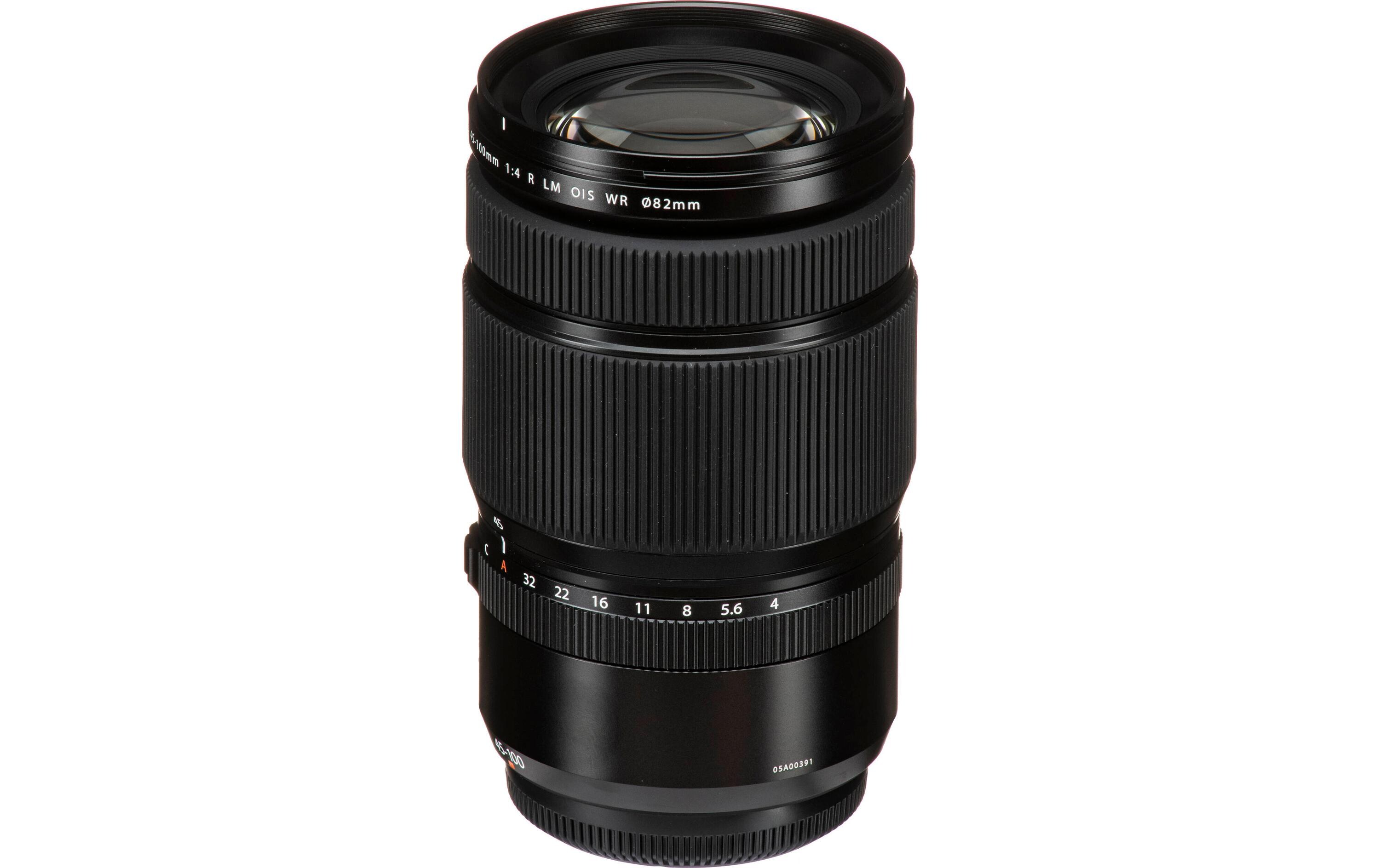 Zoomobjektiv GF 45-100mm F/4 R LM WR Fujifilm G-Mount<br>Vielseitig einsetzbares Standard-Zoomobjektiv