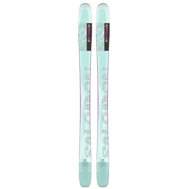 QST LUMEN 98  Freeride-Ski Damen BleachedAqua/RhodamineRed/GoldenPoppy