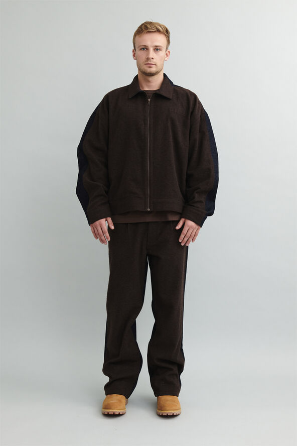 Barfod Teachers'' 50/50 Denim Jacket (MB 50/50 Trucker Jacket) Raw/brown