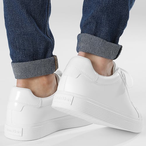 Baskets Femme Vulcanized Lace Up 1372 Triple White