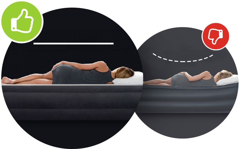 Intex - 64170 - Luchtbed - Zwart - Dura-Beam™ Technologie