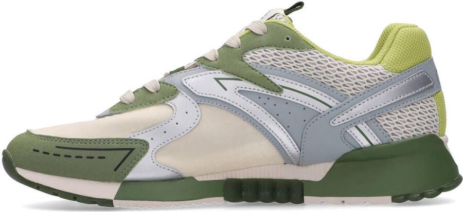 Scotch & Soda Vivex sneakers groen zilver
