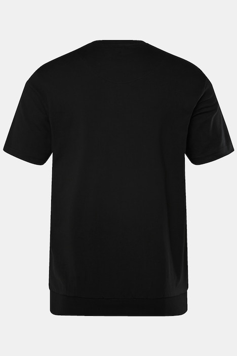 Men+ T-Shirt Bauchfit, Halbarm, großer Print, bis 84/86