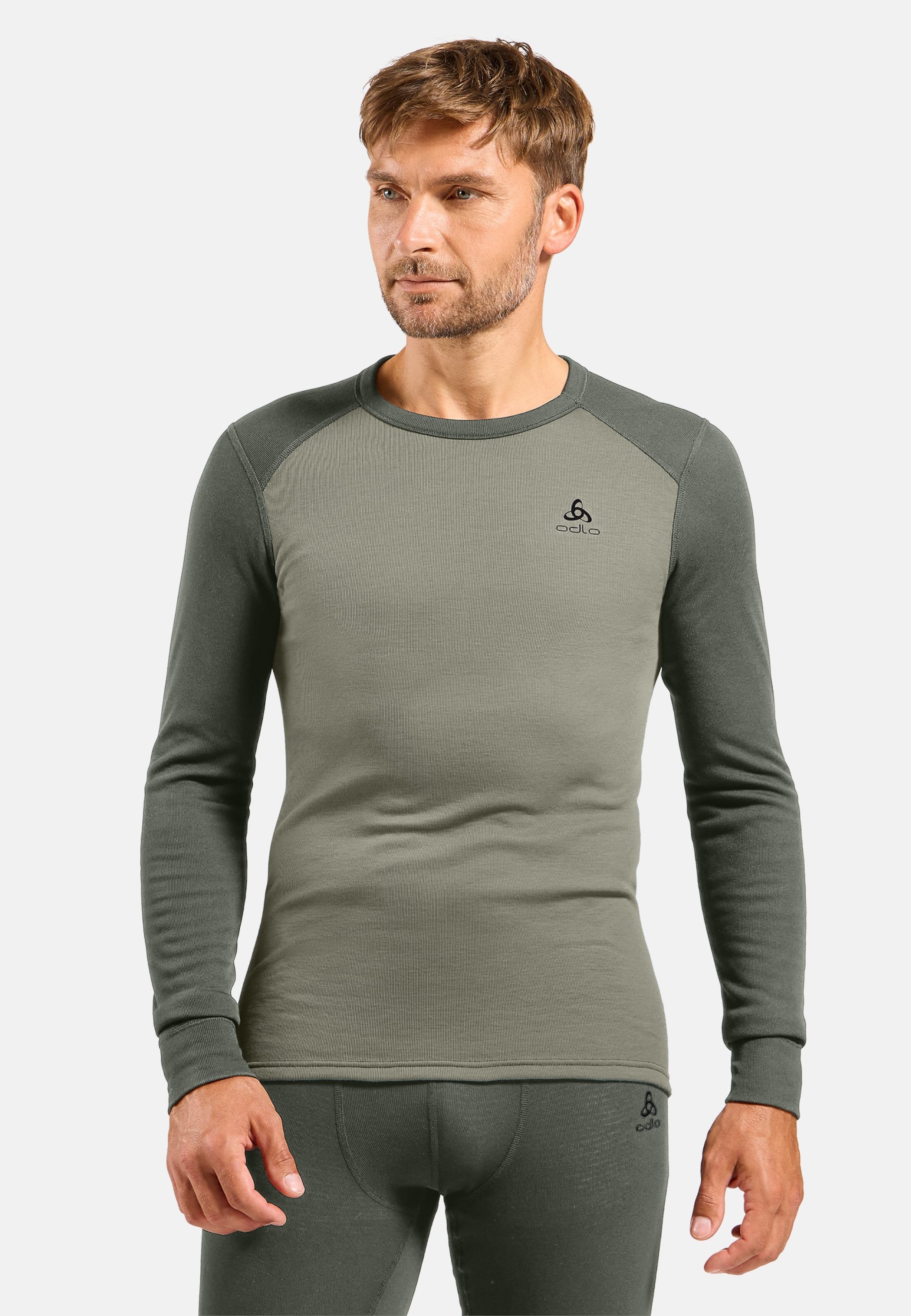 Active Warm Base layer Set in shadow - agate gray