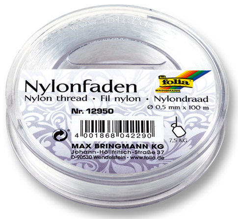 Folia Nylonfaden, 0.5 mm, 100 m