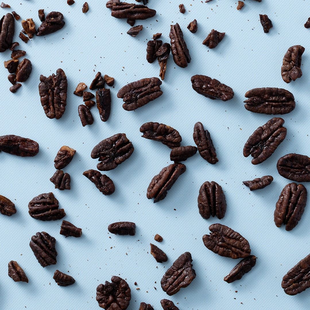 Pecannoten gesuikerd
